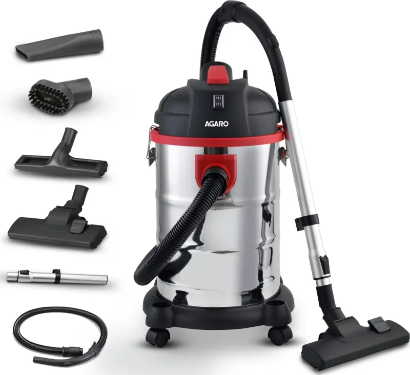 Agaro Ace Wet & Dry Vacuum Cleaner 1600W 30L